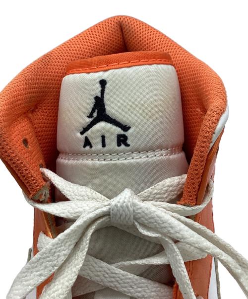 NIKE（ナイキ）NIKE (ナイキ) AIR JORDAN 1 MID オレンジ サイズ:28cmの古着・服飾アイテム