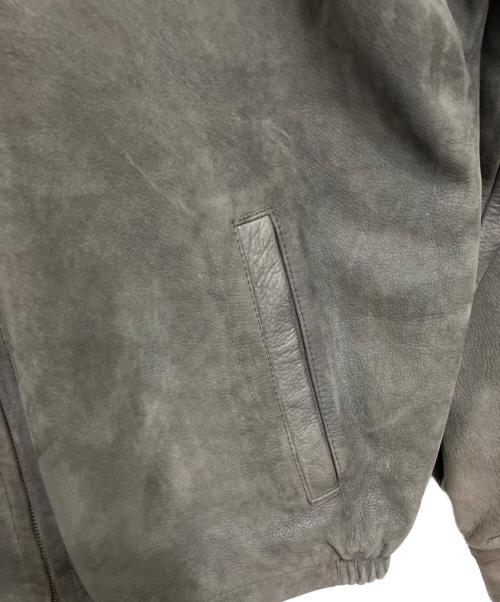 BARNEYS NEWYORK（バーニーズ・ニューヨーク）BARNEYS NEWYORK (バーニーズ・ニューヨーク) レザースイングトップ ブラウン サイズ:Sの古着・服飾アイテム