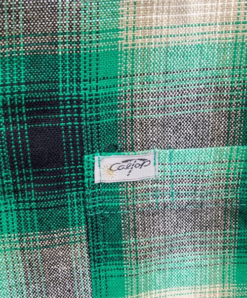 CalTop（キャルトップ）CalTop (キャルトップ) オンブレチェックシャツ グリーン サイズ:XLの古着・服飾アイテム