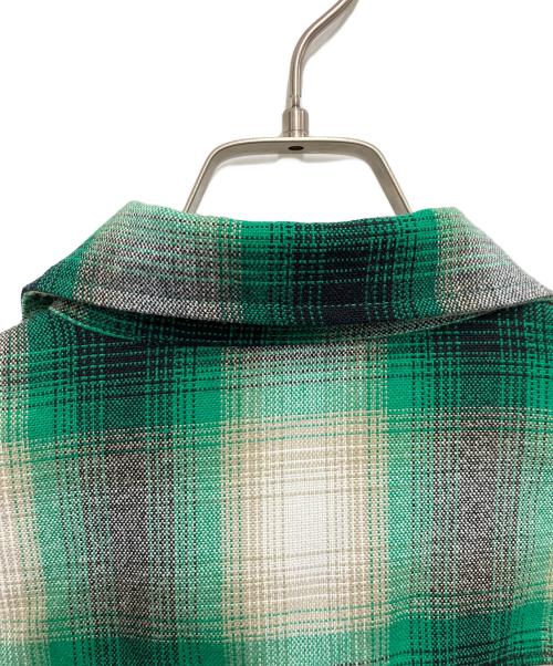 CalTop（キャルトップ）CalTop (キャルトップ) オンブレチェックシャツ グリーン サイズ:XLの古着・服飾アイテム