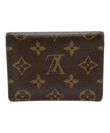 LOUIS VUITTON（ルイ ヴィトン）の古着「ポルト2カルトヴェルティカルパスケース」｜ブラウン