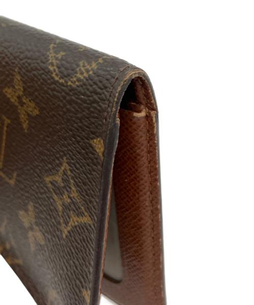 LOUIS VUITTON（ルイ ヴィトン）LOUIS VUITTON (ルイ ヴィトン) ポルト2カルトヴェルティカルパスケース ブラウンの古着・服飾アイテム