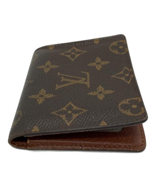 LOUIS VUITTON（ルイ ヴィトン）LOUIS VUITTON (ルイ ヴィトン) ポルト2カルトヴェルティカルパスケース ブラウンの古着・服飾アイテム
