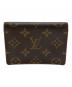 LOUIS VUITTON (ルイ ヴィトン) ポルト2カルトヴェルティカルパスケース ブラウン：6000円