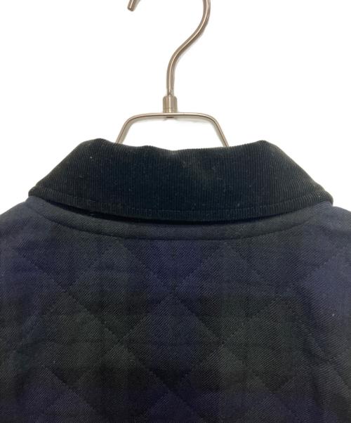 MACKINTOSH PHILOSOPHY（マッキントッシュ フィロソフィー）MACKINTOSH PHILOSOPHY (マッキントッシュ フィロソフィー) ブラックウォッチキルティングコート ネイビー×グリーン サイズ:40の古着・服飾アイテム