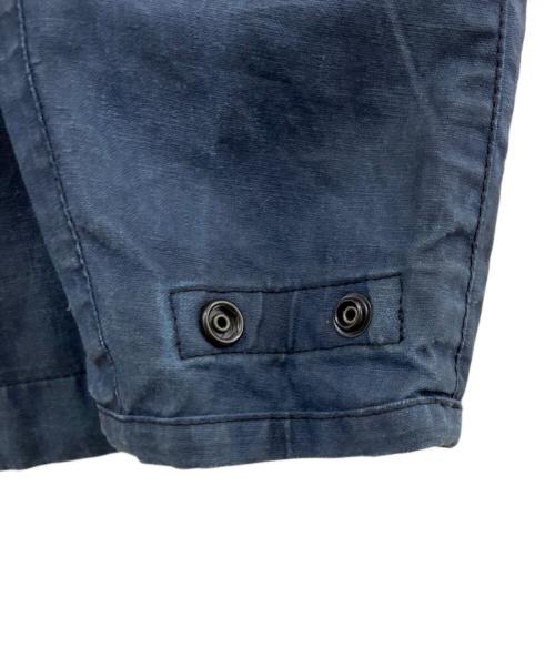 STONE ISLAND（ストーンアイランド）STONE ISLAND (ストーンアイランド) リネンサファリジャケット ネイビー サイズ:Mの古着・服飾アイテム