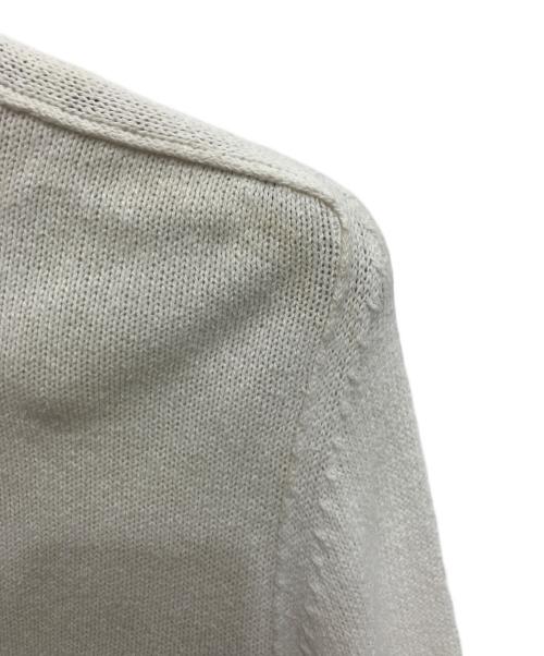 STONE ISLAND（ストーンアイランド）STONE ISLAND (ストーンアイランド) コットンハーフボタンニット ホワイト サイズ:XLの古着・服飾アイテム
