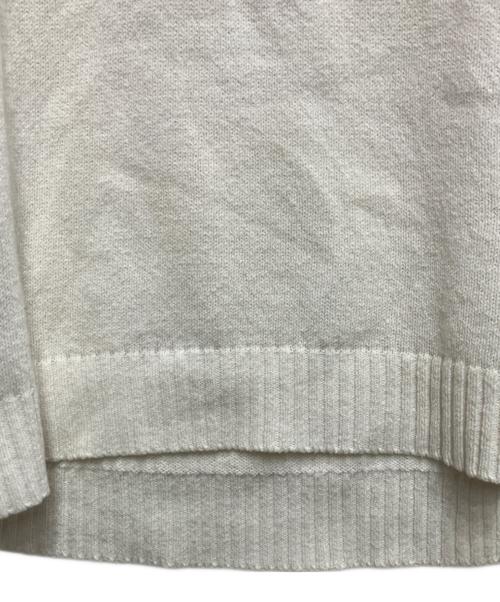 STONE ISLAND（ストーンアイランド）STONE ISLAND (ストーンアイランド) コットンハーフボタンニット ホワイト サイズ:XLの古着・服飾アイテム