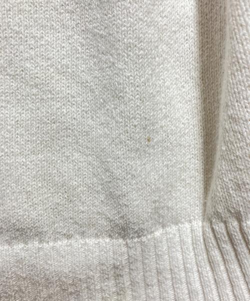 STONE ISLAND（ストーンアイランド）STONE ISLAND (ストーンアイランド) コットンハーフボタンニット ホワイト サイズ:XLの古着・服飾アイテム
