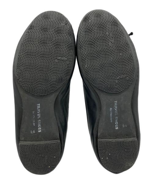 travel shoes by chausser（トラベルシューズバイショセ）travel shoes by chausser (トラベルシューズバイショセ) バレエパンプス ブラック サイズ:36の古着・服飾アイテム