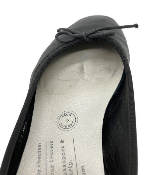 travel shoes by chausser（トラベルシューズバイショセ）travel shoes by chausser (トラベルシューズバイショセ) バレエパンプス ブラック サイズ:36の古着・服飾アイテム