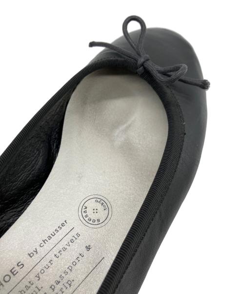 travel shoes by chausser（トラベルシューズバイショセ）travel shoes by chausser (トラベルシューズバイショセ) バレエパンプス ブラック サイズ:36の古着・服飾アイテム