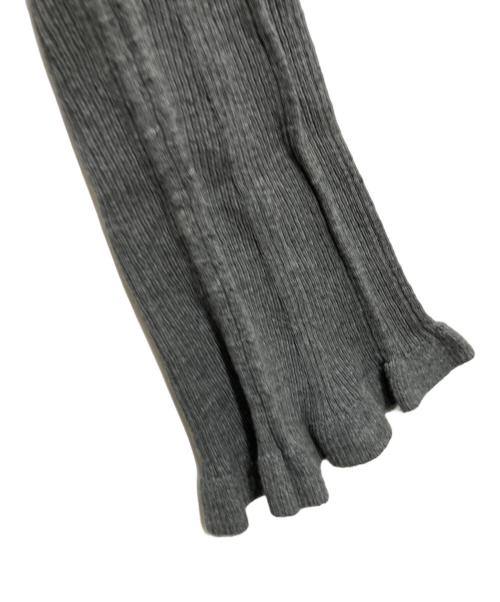 Snidel（スナイデル）Snidel (スナイデル) Sustainableフリルニットプルオーバー グレー サイズ:不明 未使用品の古着・服飾アイテム