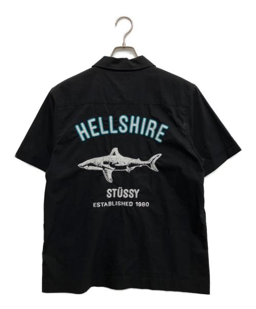 stussy（ステューシー）stussy (ステューシー) Hellshire Bowlingシャツ （ヘルシャーボウリングTシャツ） ブラック サイズ:Mの古着・服飾アイテム