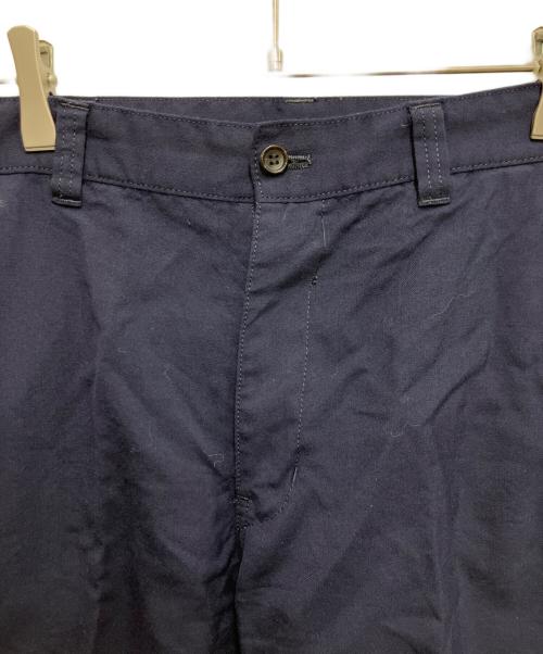 COMME des GARCONS HOMME（コムデギャルソン オム）COMME des GARCONS HOMME (コムデギャルソン オム) ウールギャバノータックパンツ ネイビー サイズ:Mの古着・服飾アイテム