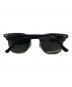 RAY-BAN (レイバン) クラブマスターサングラス ブラック×ゴールド：8000円