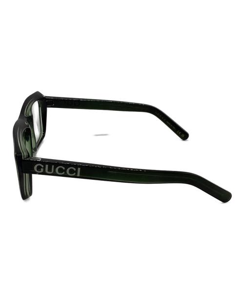 GUCCI（グッチ）GUCCI (グッチ) 眼鏡 グリーン サイズ:52□17の古着・服飾アイテム