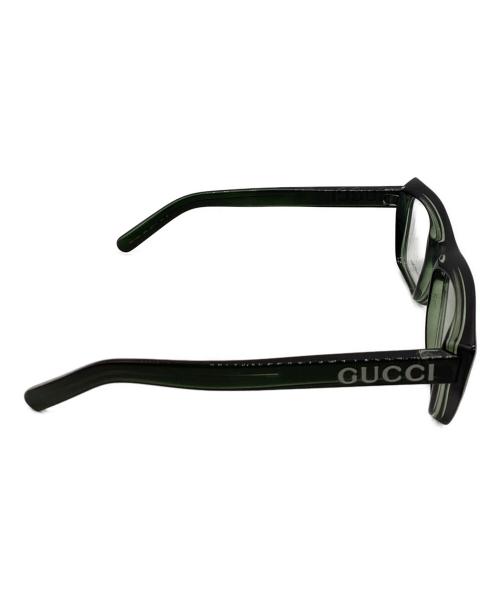 GUCCI（グッチ）GUCCI (グッチ) 眼鏡 グリーン サイズ:52□17の古着・服飾アイテム