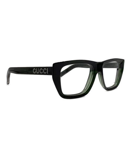 GUCCI（グッチ）GUCCI (グッチ) 眼鏡 グリーン サイズ:52□17の古着・服飾アイテム