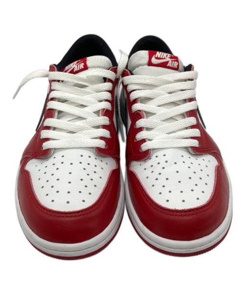NIKE（ナイキ）NIKE (ナイキ) AIR JORDAN 1 RETRO LOW OG レッド×ホワイト サイズ:26cmの古着・服飾アイテム