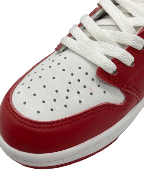 NIKE（ナイキ）NIKE (ナイキ) AIR JORDAN 1 RETRO LOW OG レッド×ホワイト サイズ:26cmの古着・服飾アイテム