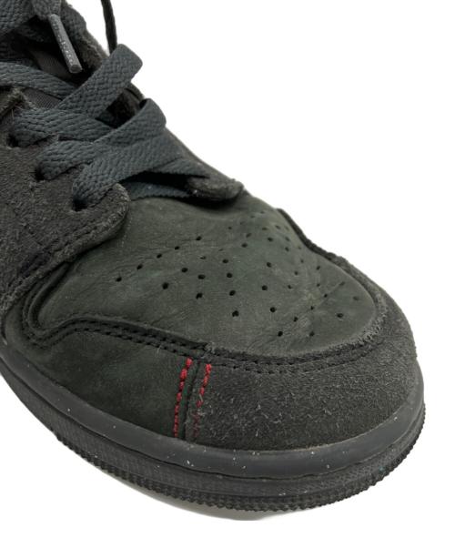 NIKE（ナイキ）NIKE (ナイキ) AIR JORDAN 1 MID SE CRAFT DK ブラック サイズ:26.5㎝の古着・服飾アイテム