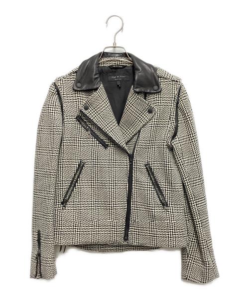 rag&bone（ラグアンドボーン）rag&bone (ラグアンドボーン) ライダースジャケット ブラック サイズ:Oの古着・服飾アイテム