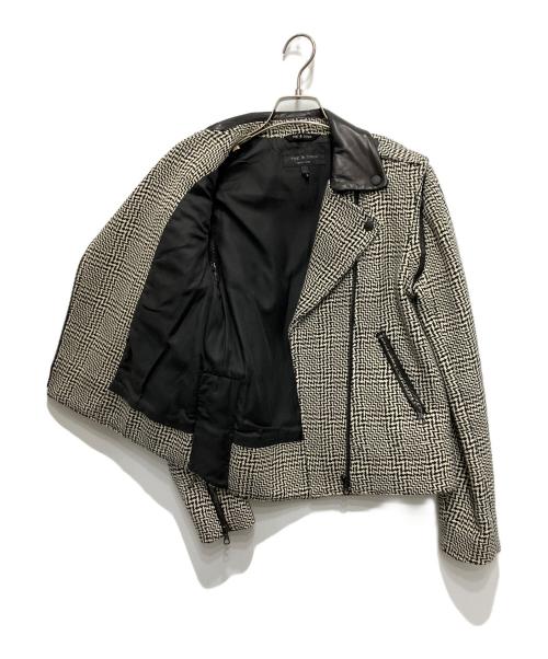 rag&bone（ラグアンドボーン）rag&bone (ラグアンドボーン) ライダースジャケット ブラック サイズ:Oの古着・服飾アイテム