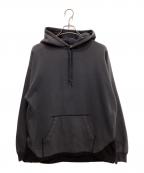 REMI RELIEF×BRIEFINGレミレリーフ×ブリーフィング）の古着「Begin別注プルオーバーパーカー」｜グレー