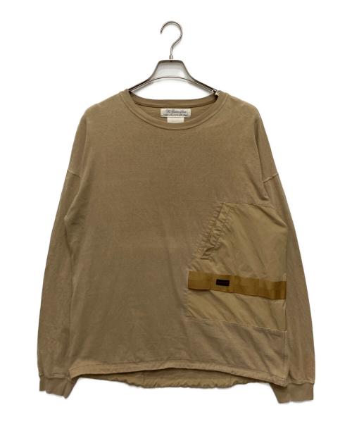 REMI RELIEF（レミレリーフ）REMI RELIEF (レミレリーフ) BRIEFING (ブリーフィング) ロングスリーブカットソー ベージュ サイズ:Mの古着・服飾アイテム