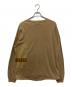 REMI RELIEF (レミレリーフ) BRIEFING (ブリーフィング) ロングスリーブカットソー ベージュ サイズ:M：4000円