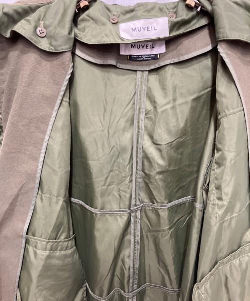 MUVEIL（ミュベール）MUVEIL (ミュベール) ミリタリーコート グリーン サイズ:Sの古着・服飾アイテム