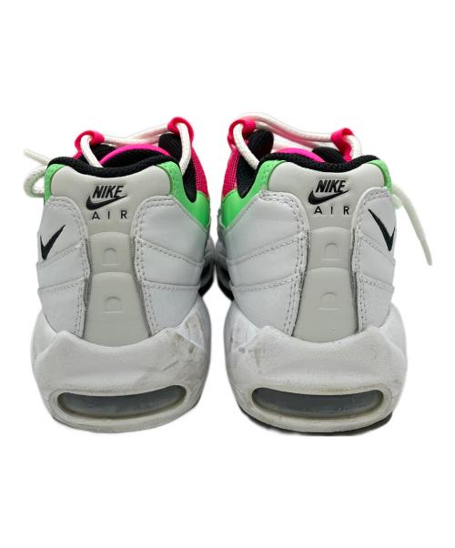 NIKE（ナイキ）NIKE (ナイキ) WMNS AIR MAX 95 ホワイト×ピンク サイズ:24cmの古着・服飾アイテム