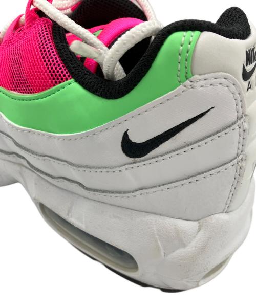 NIKE（ナイキ）NIKE (ナイキ) WMNS AIR MAX 95 ホワイト×ピンク サイズ:24cmの古着・服飾アイテム