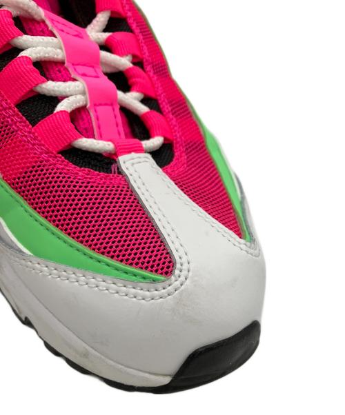 NIKE（ナイキ）NIKE (ナイキ) WMNS AIR MAX 95 ホワイト×ピンク サイズ:24cmの古着・服飾アイテム