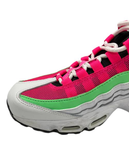 NIKE（ナイキ）NIKE (ナイキ) WMNS AIR MAX 95 ホワイト×ピンク サイズ:24cmの古着・服飾アイテム