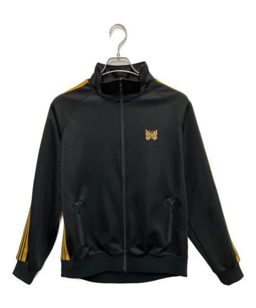 Needles（ニードルズ）Needles (ニードルズ) Track Jacket - Poly Smooth ブラック×ゴールド サイズ:Mの古着・服飾アイテム