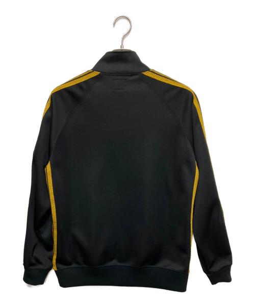 Needles（ニードルズ）Needles (ニードルズ) Track Jacket - Poly Smooth ブラック×ゴールド サイズ:Mの古着・服飾アイテム