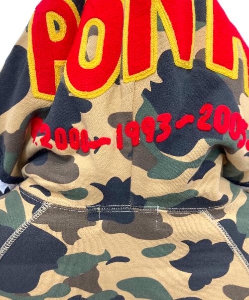 A BATHING APE（アベイシングエイプ）A BATHING APE (アベイシングエイプ) 1st camo shark full zip hoodie カーキ サイズ:Mの古着・服飾アイテム