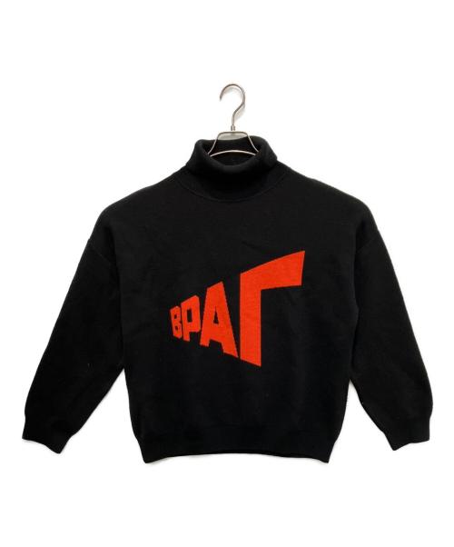 Gosha Rubchinskiy（ゴーシャラブチンスキー）Gosha Rubchinskiy (ゴーシャラブチンスキー) GRAPHIC KNIT ブラック サイズ:Lの古着・服飾アイテム