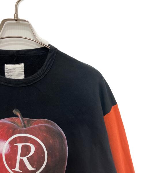 SHAREEF（シャリーフ）SHAREEF (シャリーフ) APPLE R BIG SWEAT ブラック サイズ:2の古着・服飾アイテム