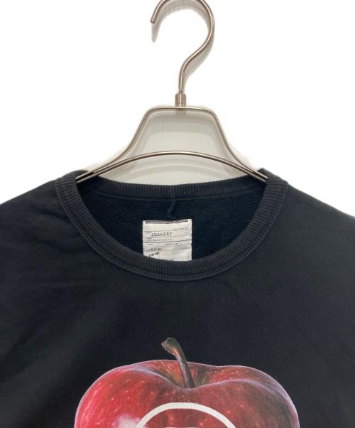 SHAREEF（シャリーフ）SHAREEF (シャリーフ) APPLE R BIG SWEAT ブラック サイズ:2の古着・服飾アイテム