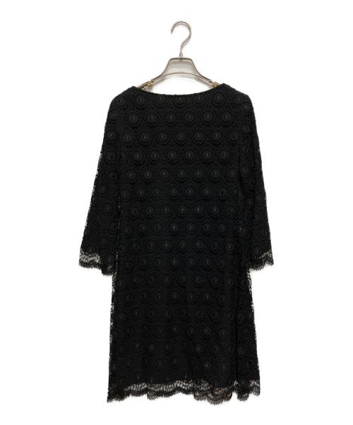 Sybilla（シビラ）Sybilla (シビラ) フラワーレースワンピース ブラック サイズ:Mの古着・服飾アイテム