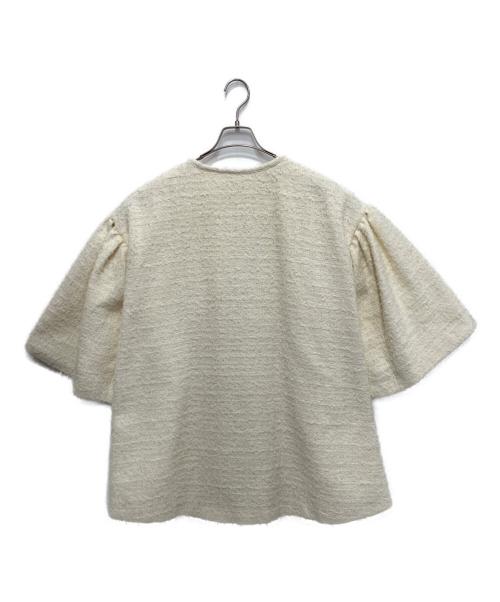 CELFORD（セルフォード）CELFORD (セルフォード) ツイードフレアーコート アイボリー サイズ:Free　　　　の古着・服飾アイテム