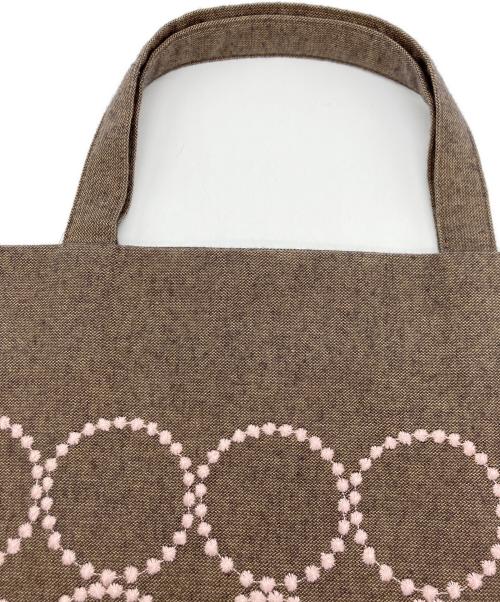 mina perhonen（ミナ ペルホネン）mina perhonen (ミナ ペルホネン) tambourine レッスンバッグ グレーの古着・服飾アイテム