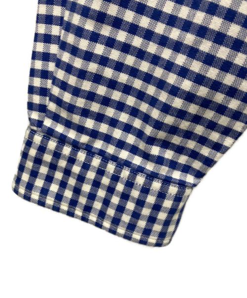 DANTON（ダントン）DANTON (ダントン) 丸襟プルオーバーシャツ ブルー サイズ:34の古着・服飾アイテム