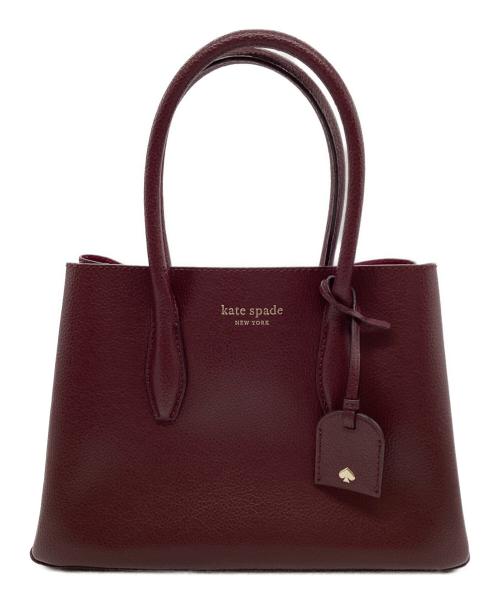 Kate Spade（ケイトスペード）Kate Spade (ケイトスペード) 2WAYバッグ バーガンディーの古着・服飾アイテム
