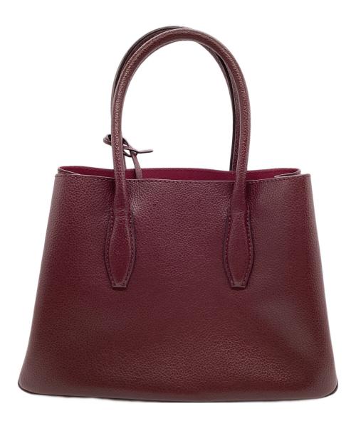 Kate Spade（ケイトスペード）Kate Spade (ケイトスペード) 2WAYバッグ バーガンディーの古着・服飾アイテム