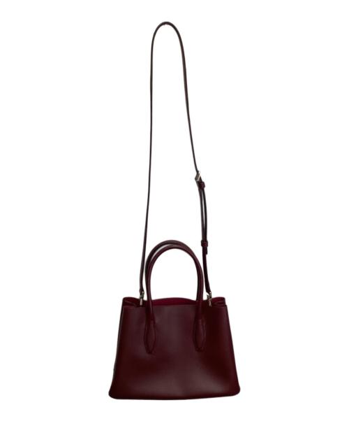 Kate Spade（ケイトスペード）Kate Spade (ケイトスペード) 2WAYバッグ バーガンディーの古着・服飾アイテム