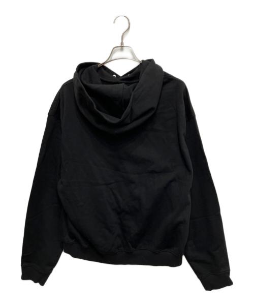 SATUR（セター）SATUR (セター) リベットアップリケポケットロゴフード ブラック サイズ:Free　　　　の古着・服飾アイテム